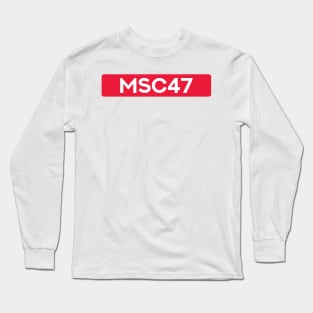 Mick Schumacher 47 - Driver Tag #3 Long Sleeve T-Shirt